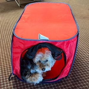 Portable Collapsible Dog Carrier Crate 19”x19”x32”